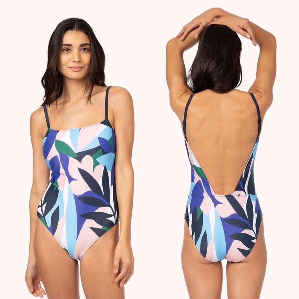 Lively The Straight Up One Piece in Retro Floral Swimsuit